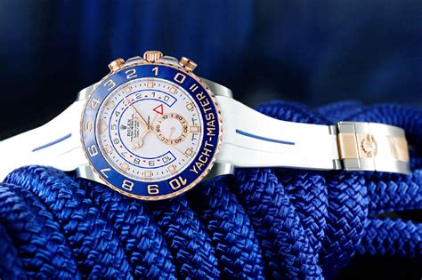 rolex yacht master 2 rubber strap.